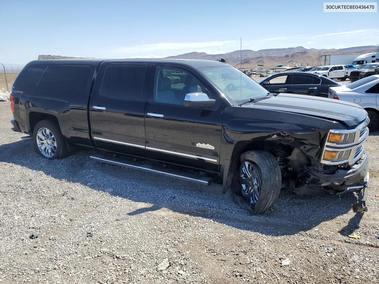 3GCUKTEC8EG436470 2014 Chevrolet Silverado K1500 High Country