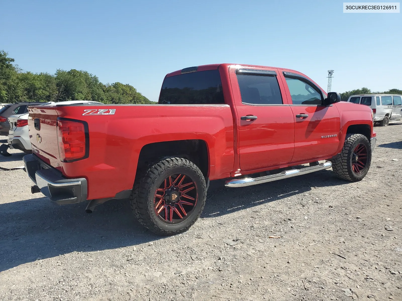 2014 Chevrolet Silverado K1500 Lt VIN: 3GCUKREC3EG126911 Lot: 66750224