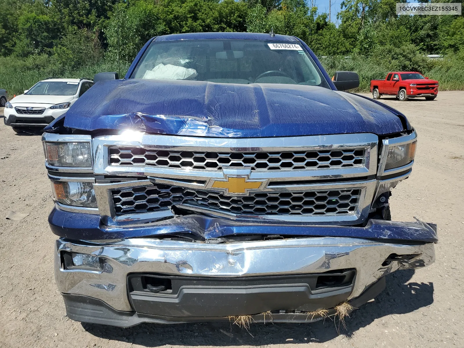 1GCVKREC3EZ155345 2014 Chevrolet Silverado K1500 Lt