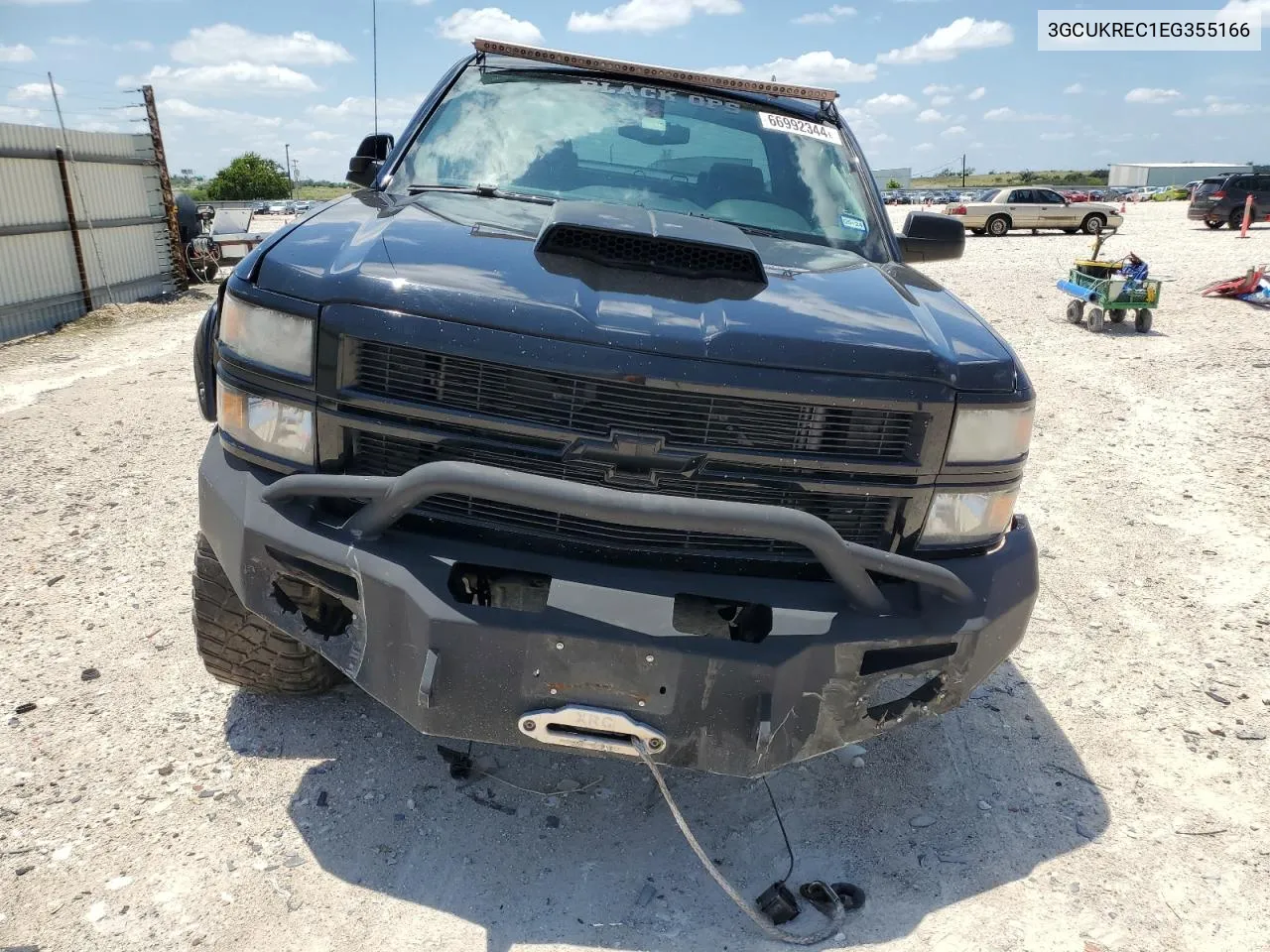 2014 Chevrolet Silverado K1500 Lt VIN: 3GCUKREC1EG355166 Lot: 66992344