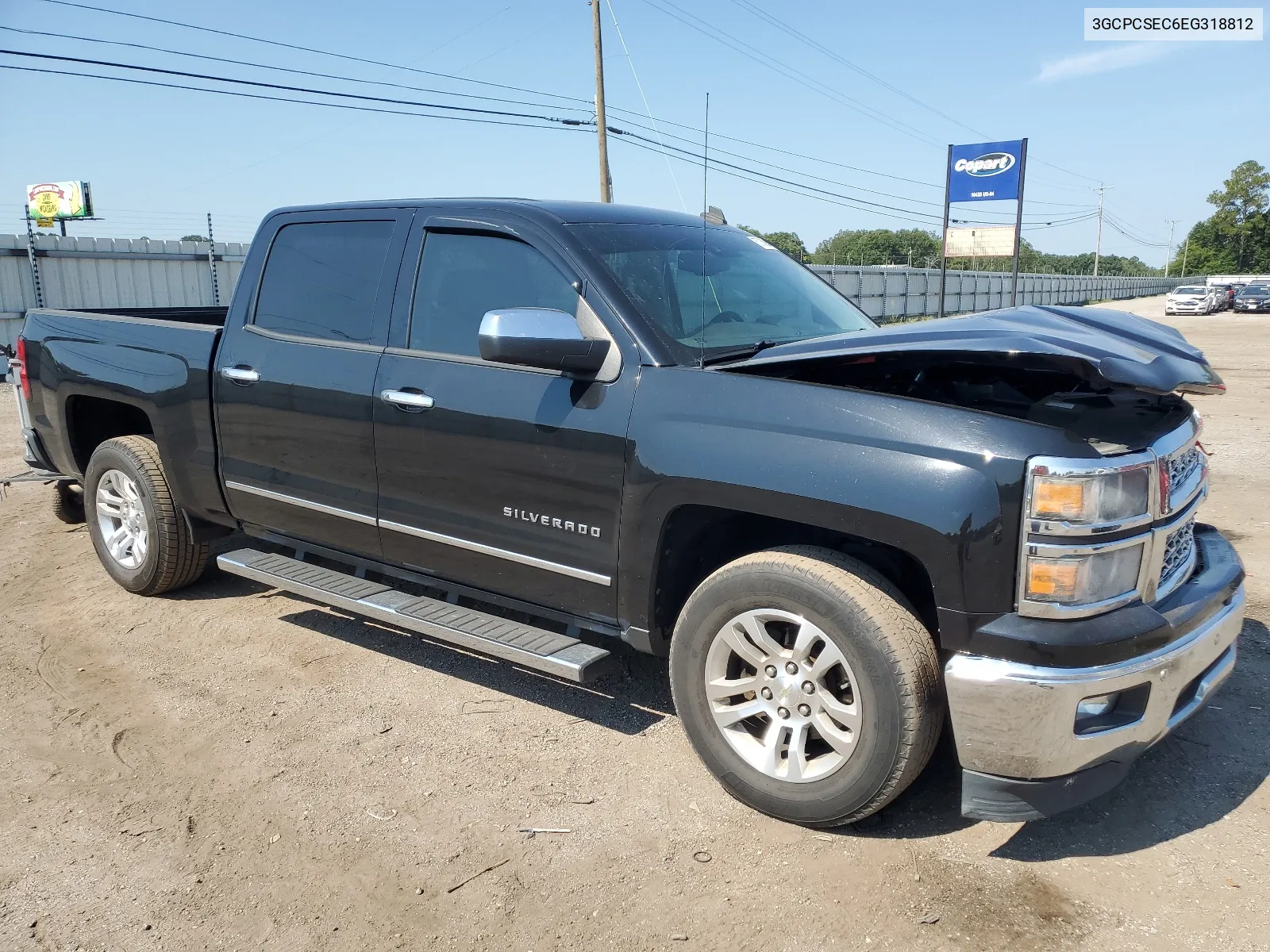 2014 Chevrolet Silverado C1500 Ltz VIN: 3GCPCSEC6EG318812 Lot: 67245204