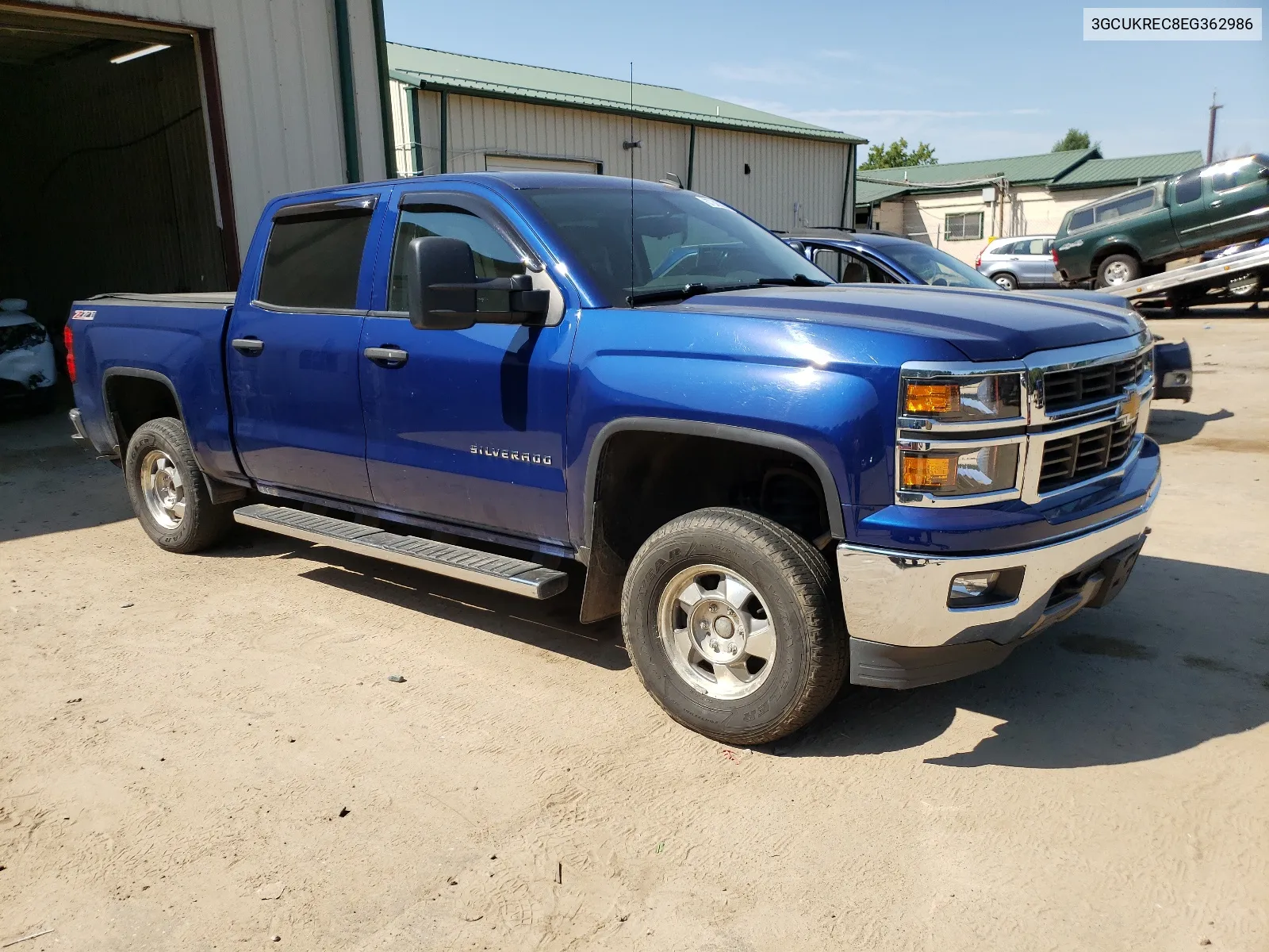 2014 Chevrolet Silverado K1500 Lt VIN: 3GCUKREC8EG362986 Lot: 67245224