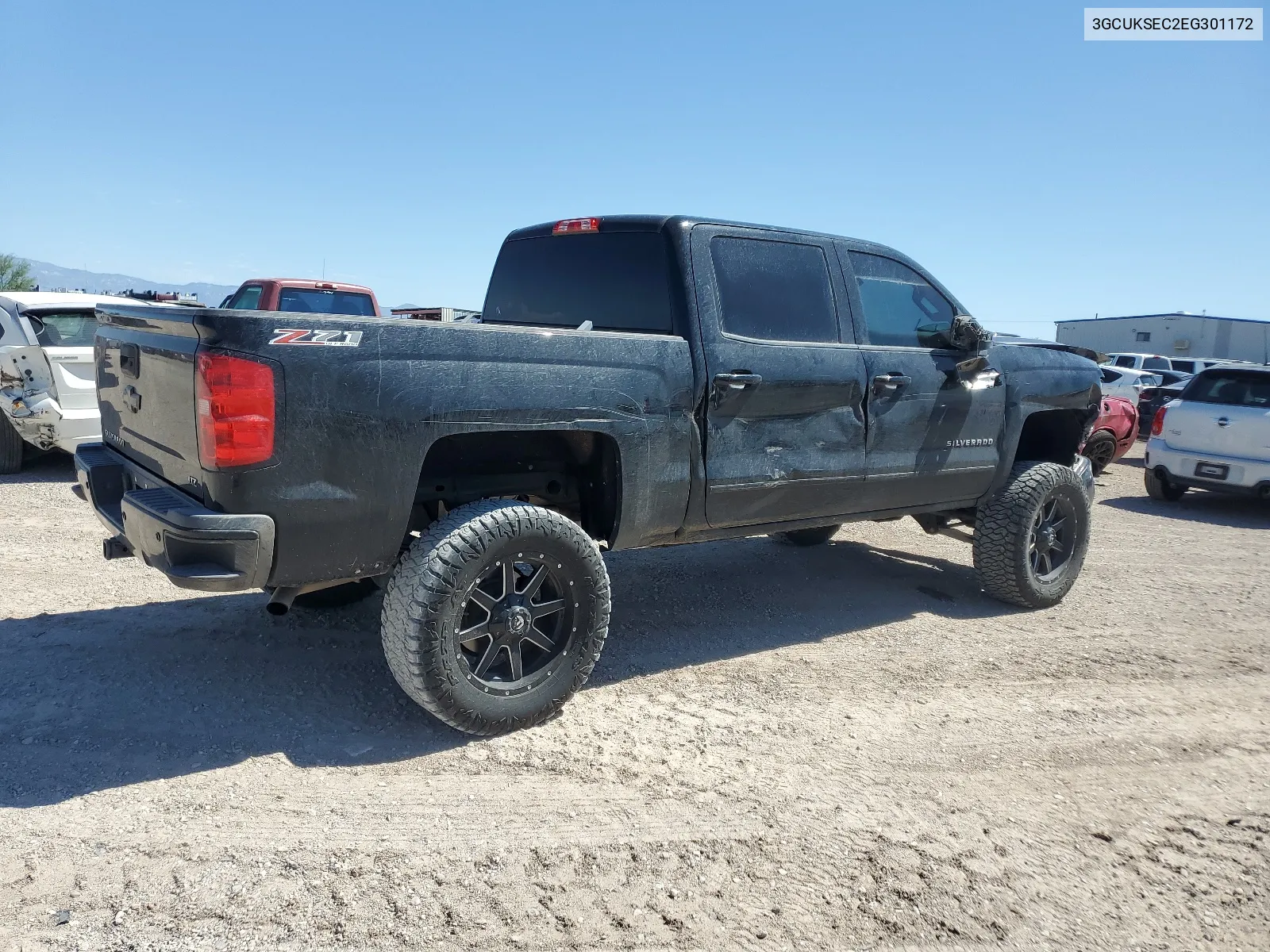 2014 Chevrolet Silverado K1500 Ltz VIN: 3GCUKSEC2EG301172 Lot: 67394824