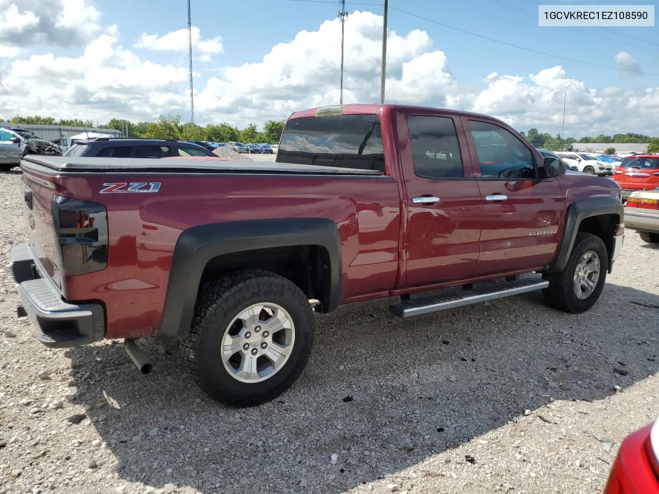 2014 Chevrolet Silverado K1500 Lt VIN: 1GCVKREC1EZ108590 Lot: 67495014