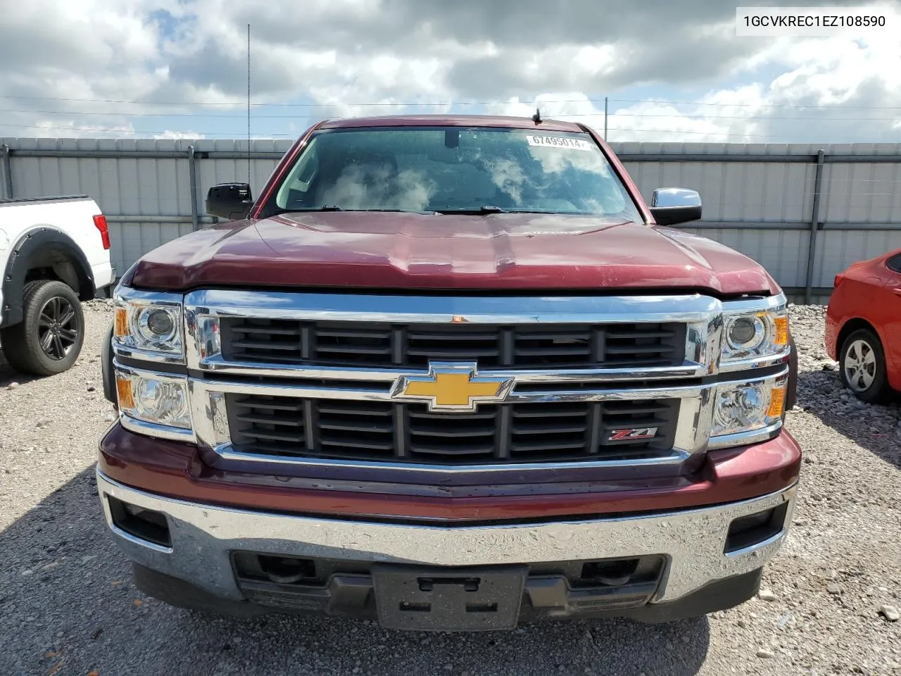 2014 Chevrolet Silverado K1500 Lt VIN: 1GCVKREC1EZ108590 Lot: 67495014