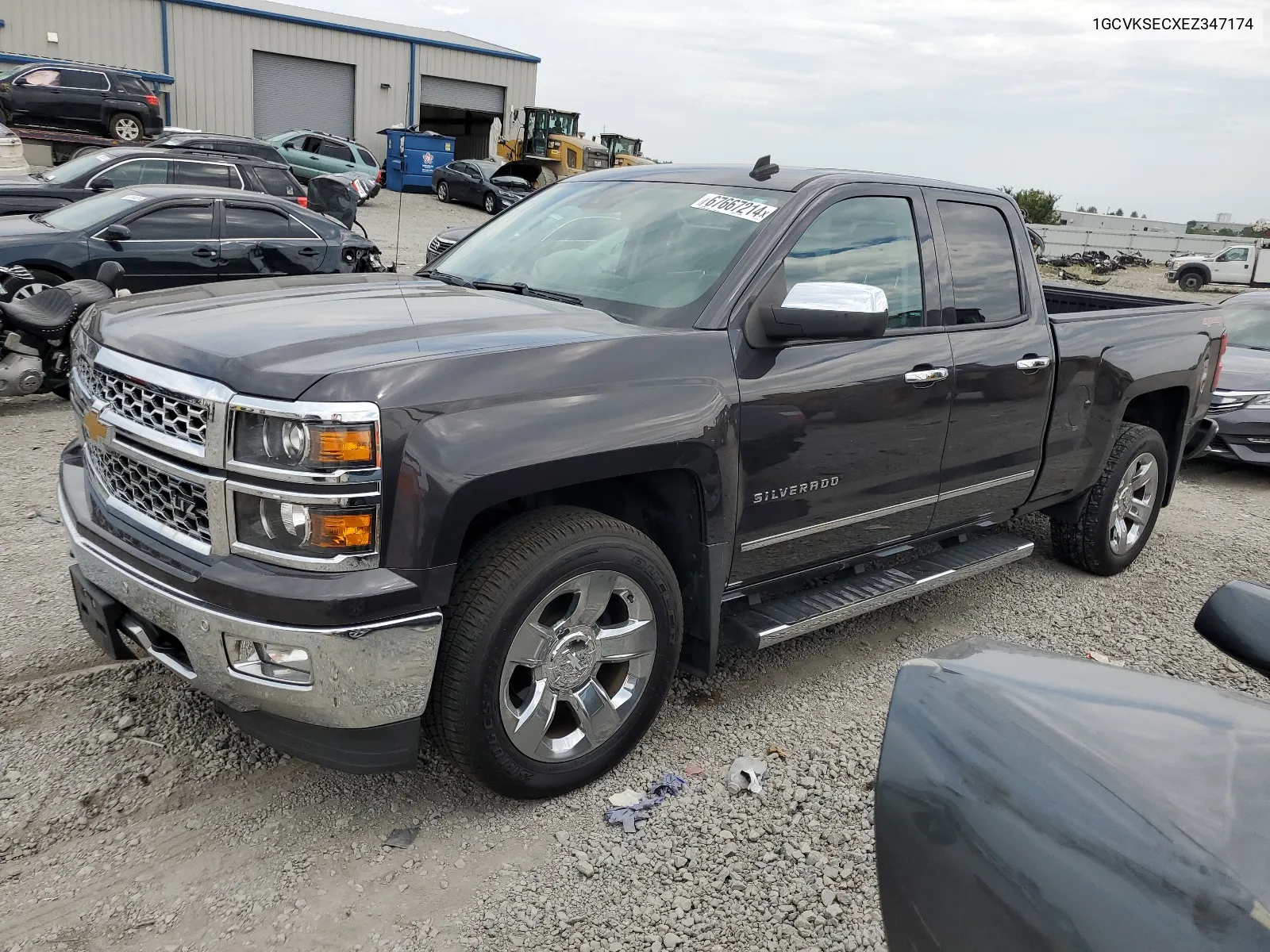 2014 Chevrolet Silverado K1500 Ltz VIN: 1GCVKSECXEZ347174 Lot: 67667214