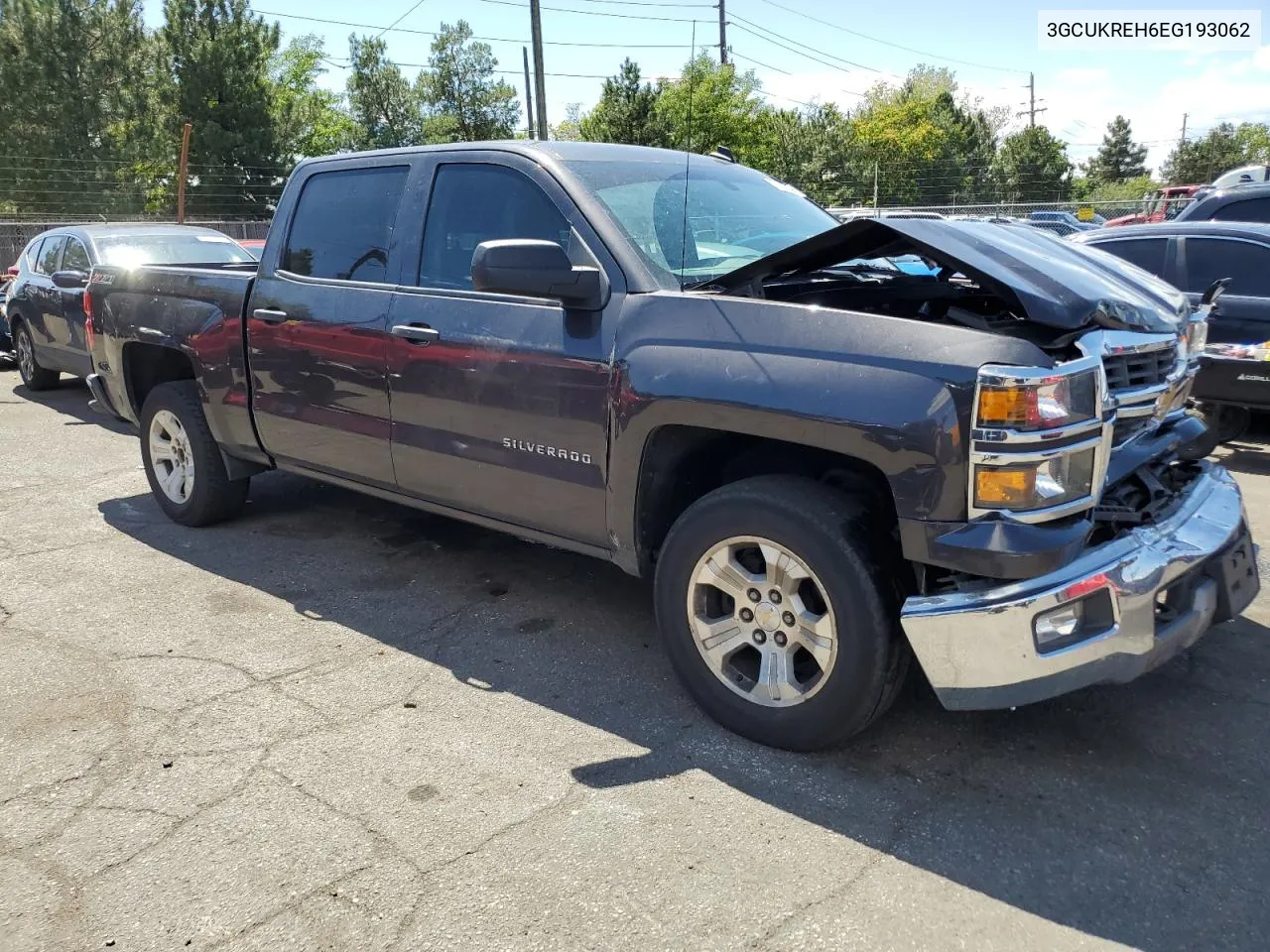 2014 Chevrolet Silverado K1500 Lt VIN: 3GCUKREH6EG193062 Lot: 67785264