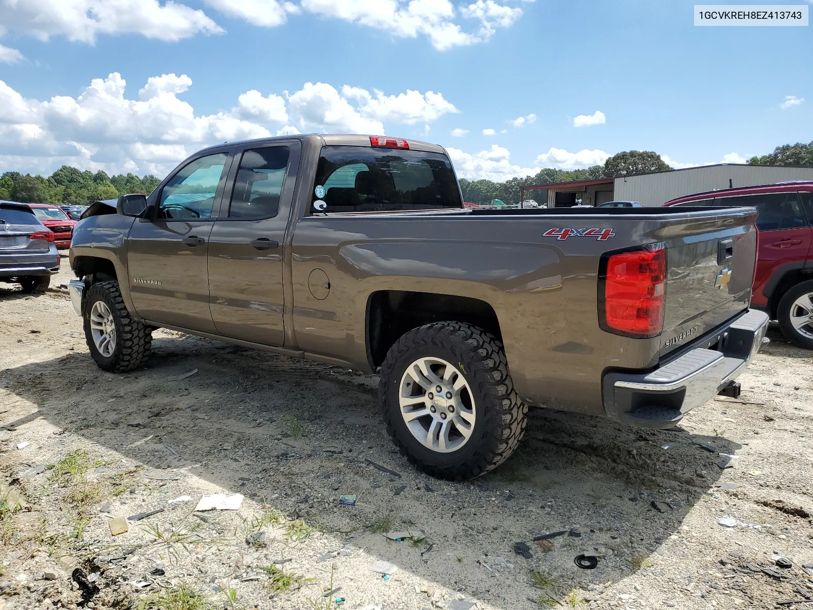 1GCVKREH8EZ413743 2014 Chevrolet Silverado K1500 Lt