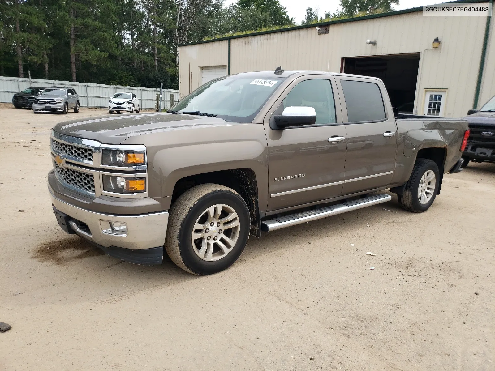 2014 Chevrolet Silverado K1500 Ltz VIN: 3GCUKSEC7EG404488 Lot: 68118294