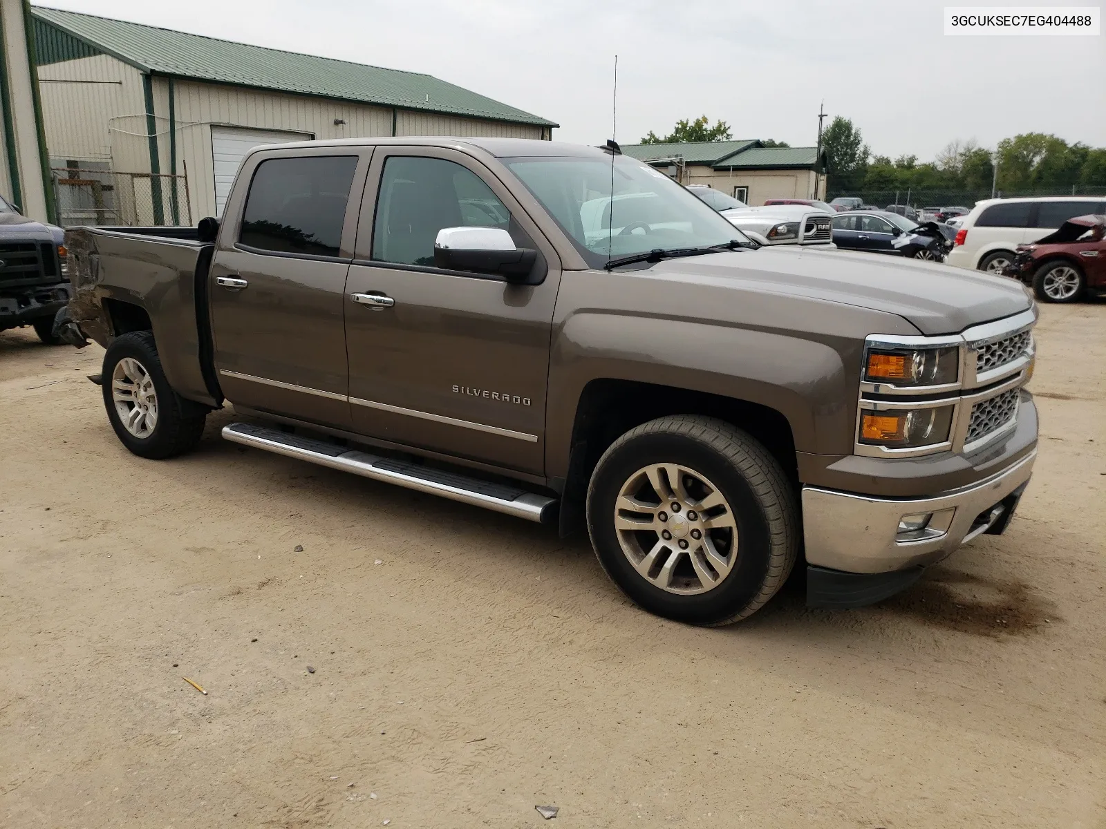 2014 Chevrolet Silverado K1500 Ltz VIN: 3GCUKSEC7EG404488 Lot: 68118294