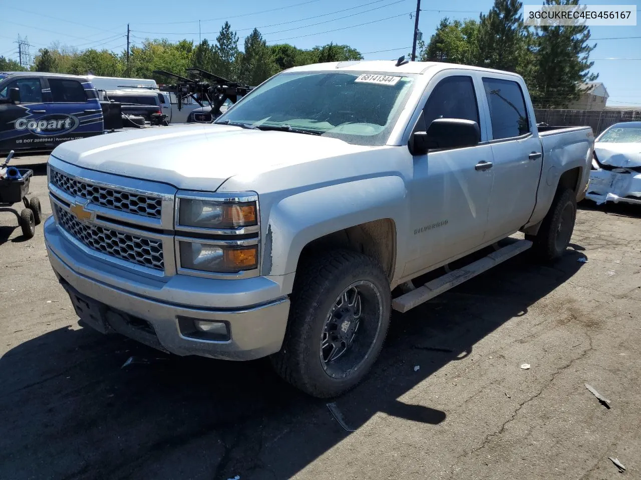 2014 Chevrolet Silverado K1500 Lt VIN: 3GCUKREC4EG456167 Lot: 68141344