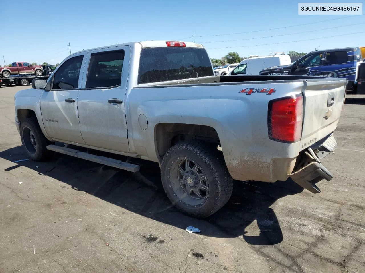 2014 Chevrolet Silverado K1500 Lt VIN: 3GCUKREC4EG456167 Lot: 68141344