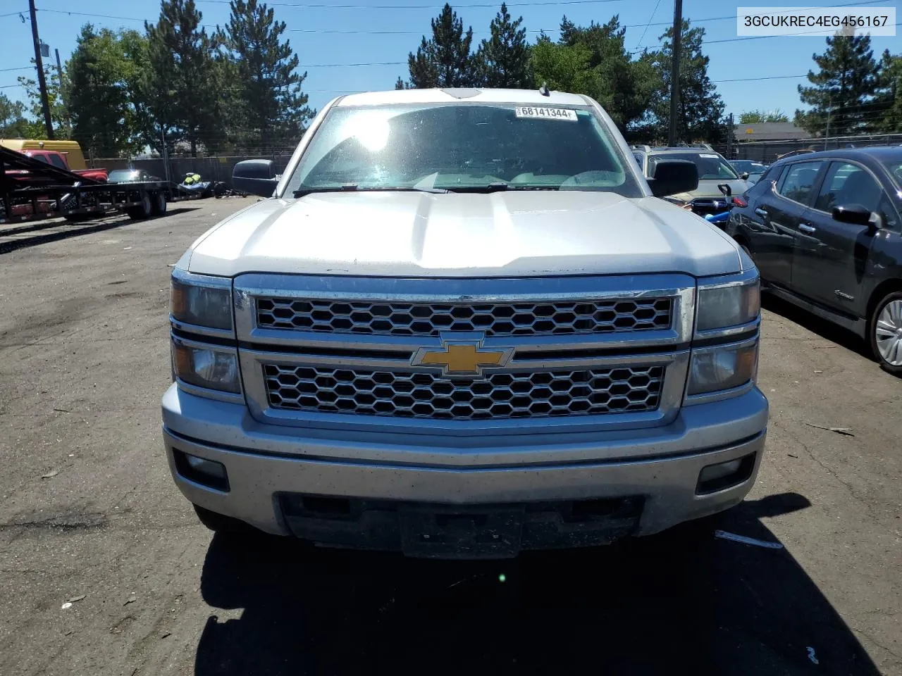 2014 Chevrolet Silverado K1500 Lt VIN: 3GCUKREC4EG456167 Lot: 68141344