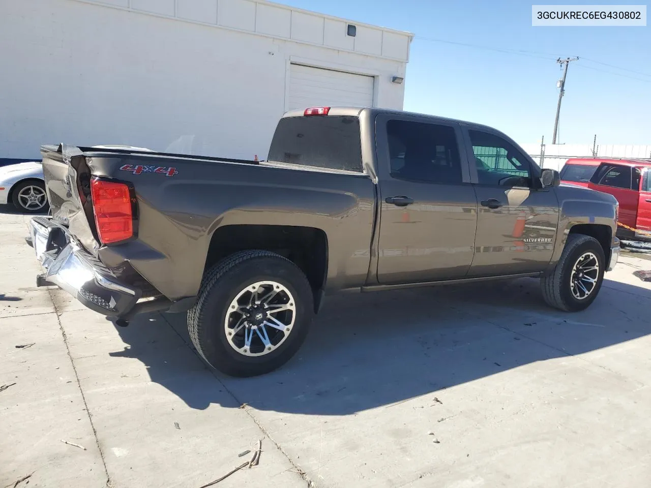 2014 Chevrolet Silverado K1500 Lt VIN: 3GCUKREC6EG430802 Lot: 68294434