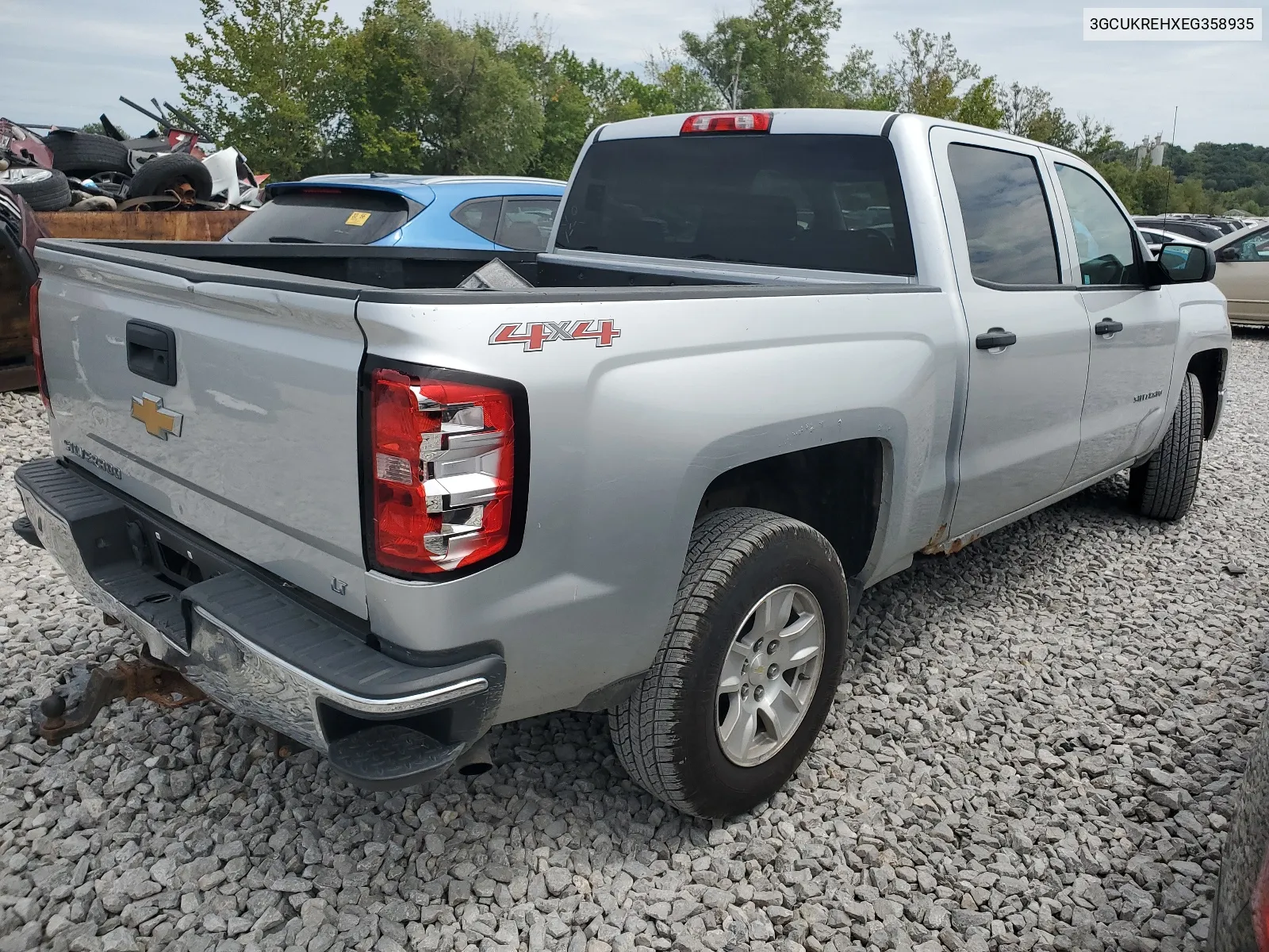 2014 Chevrolet Silverado K1500 Lt VIN: 3GCUKREHXEG358935 Lot: 68307914