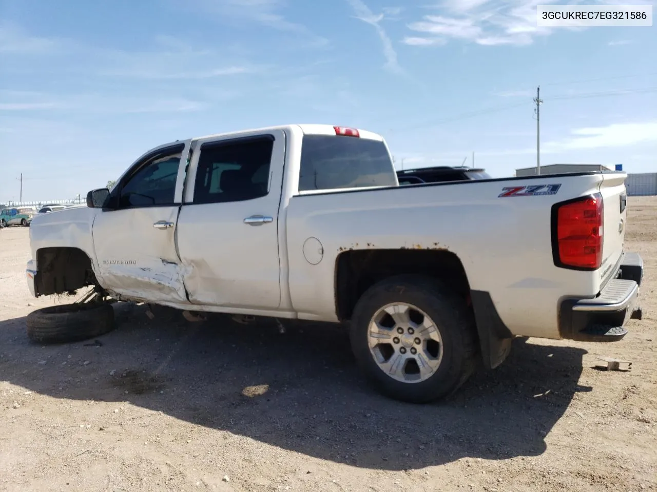 2014 Chevrolet Silverado K1500 Lt VIN: 3GCUKREC7EG321586 Lot: 68541604