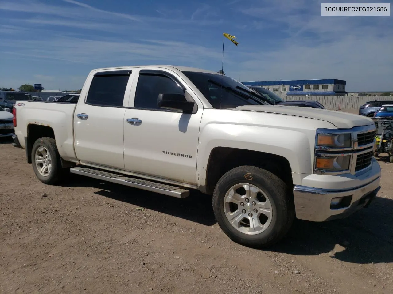 2014 Chevrolet Silverado K1500 Lt VIN: 3GCUKREC7EG321586 Lot: 68541604