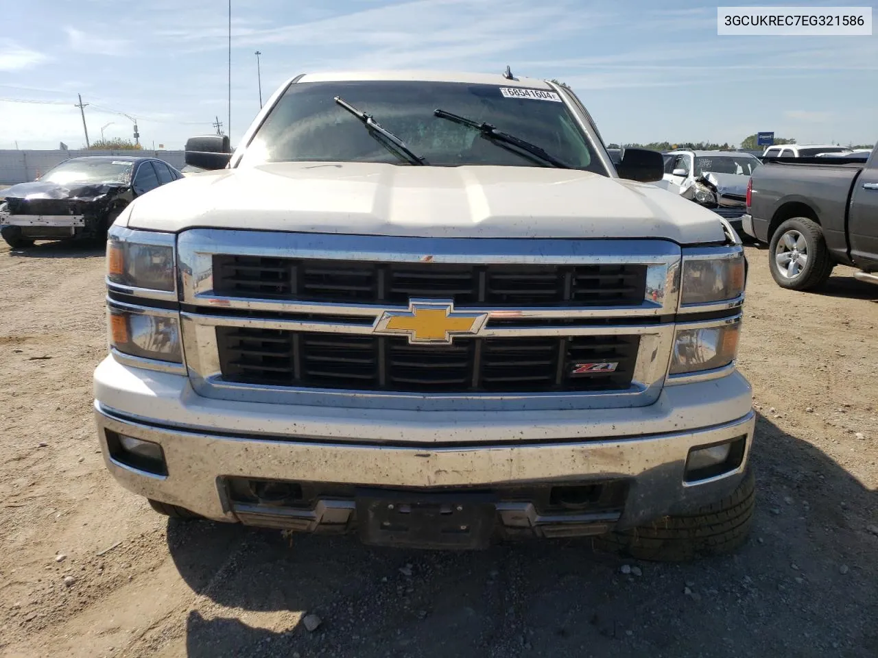 2014 Chevrolet Silverado K1500 Lt VIN: 3GCUKREC7EG321586 Lot: 68541604