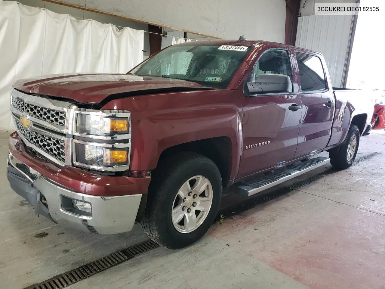 2014 Chevrolet Silverado K1500 Lt VIN: 3GCUKREH3EG182505 Lot: 68557484