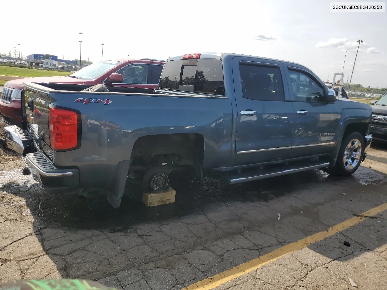 2014 Chevrolet Silverado K1500 Ltz VIN: 3GCUKSEC8EG420358 Lot: 68626454