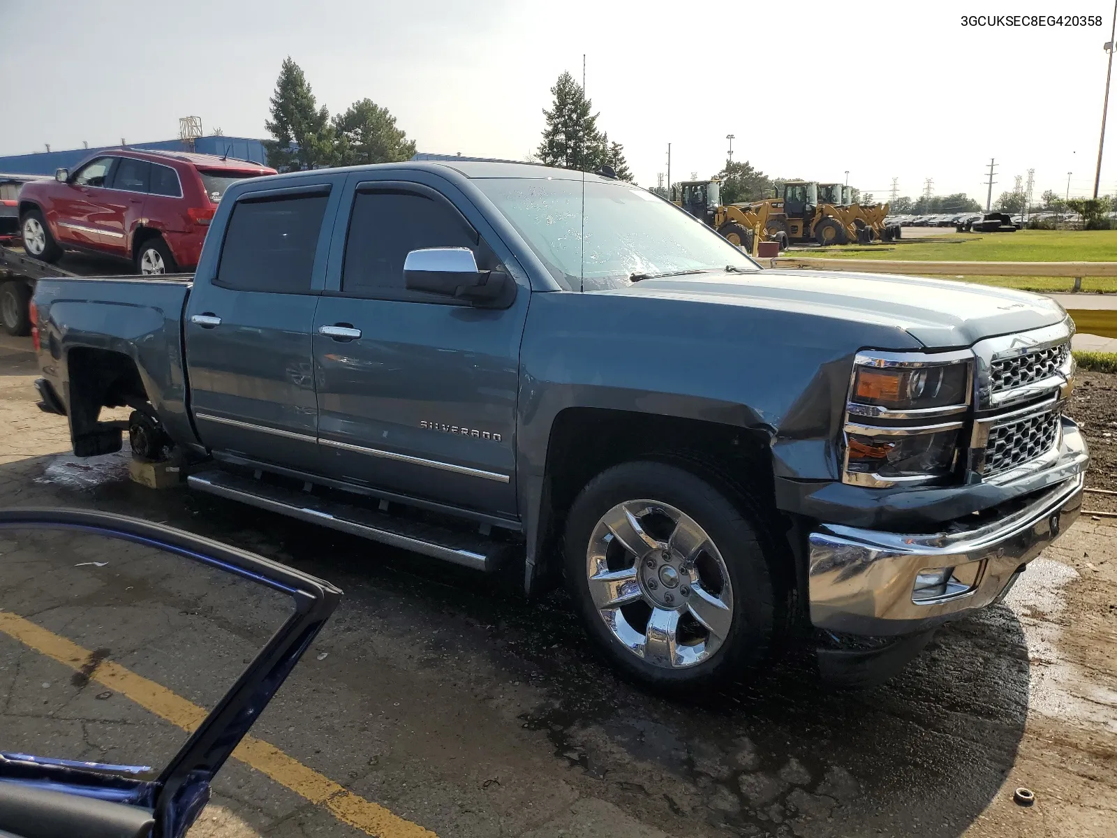 2014 Chevrolet Silverado K1500 Ltz VIN: 3GCUKSEC8EG420358 Lot: 68626454