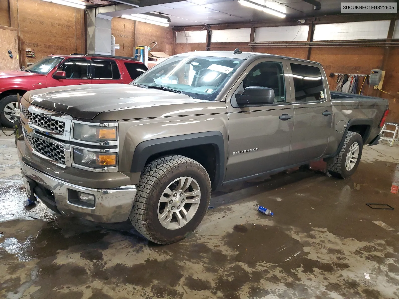 2014 Chevrolet Silverado K1500 Lt VIN: 3GCUKREC1EG322605 Lot: 68633114