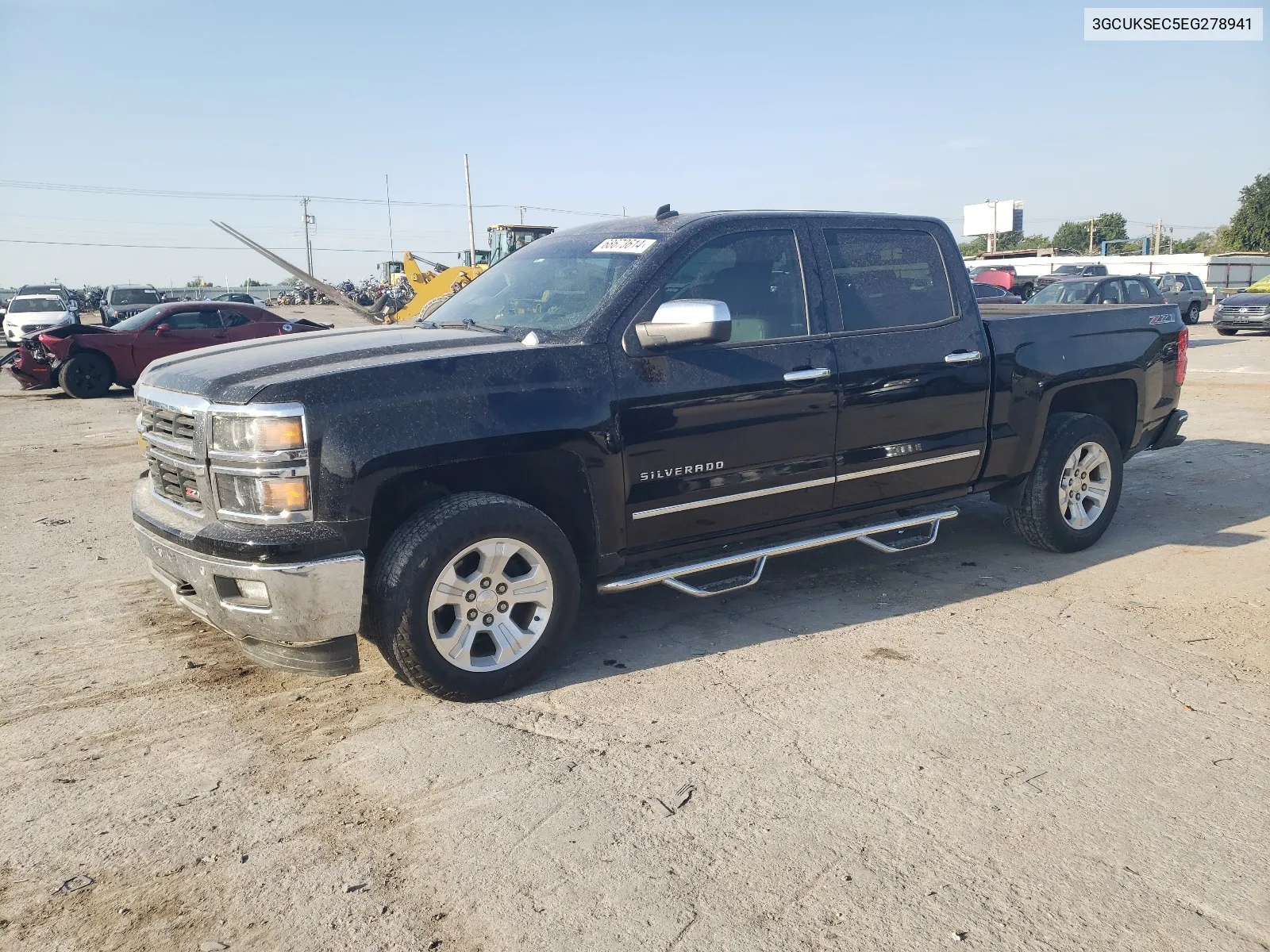 2014 Chevrolet Silverado K1500 Ltz VIN: 3GCUKSEC5EG278941 Lot: 68673614