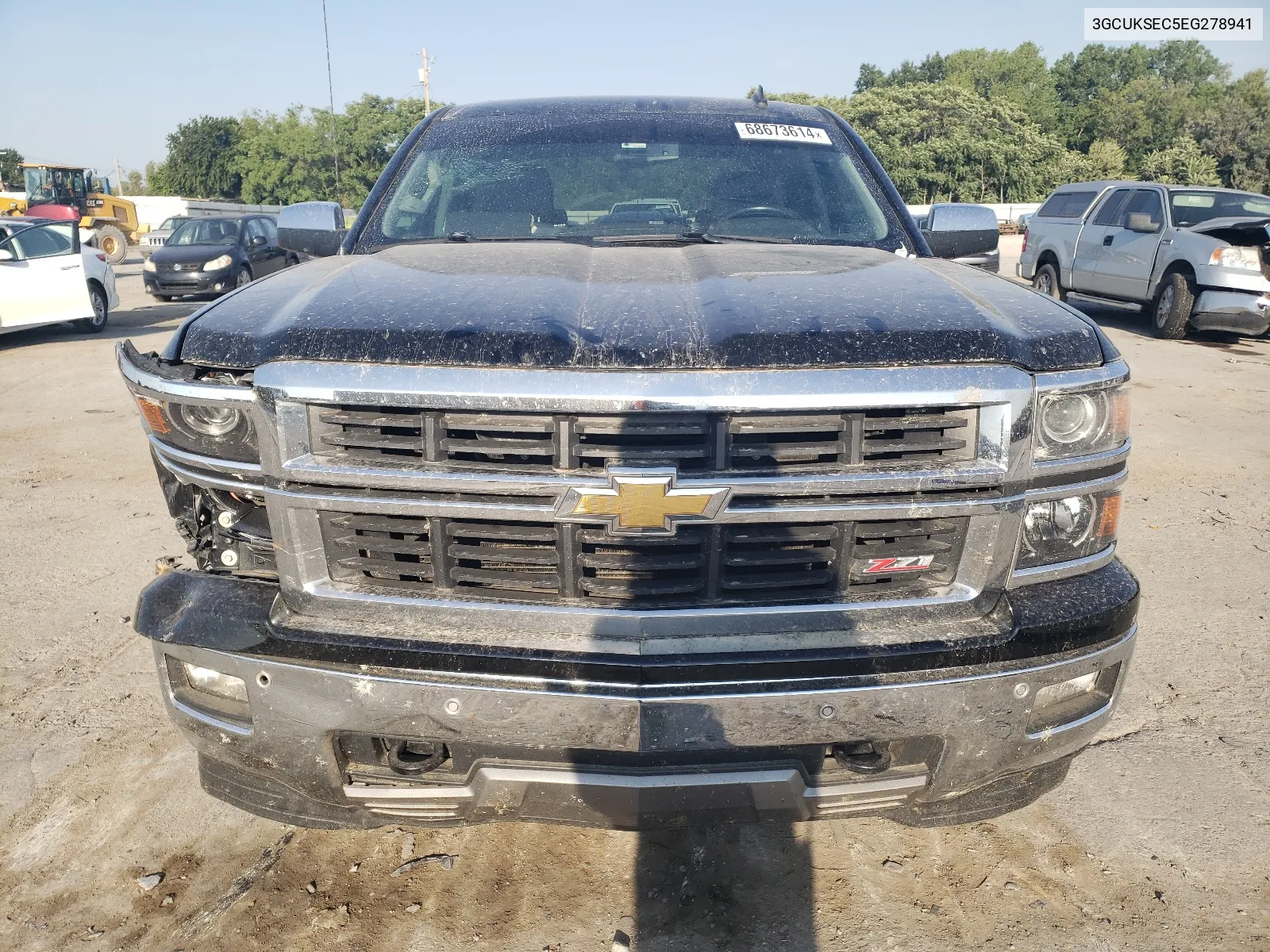 2014 Chevrolet Silverado K1500 Ltz VIN: 3GCUKSEC5EG278941 Lot: 68673614