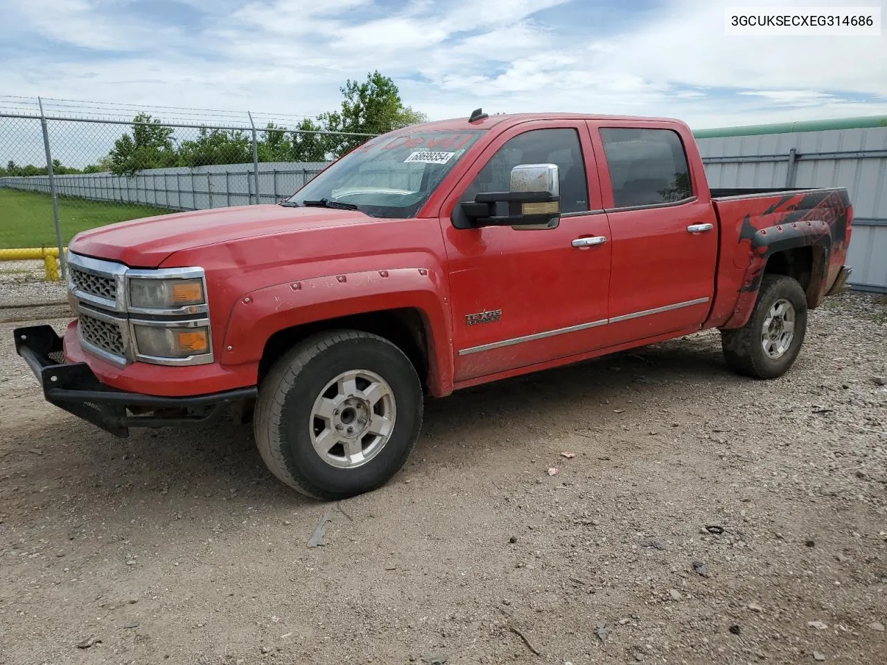 3GCUKSECXEG314686 2014 Chevrolet Silverado K1500 Ltz