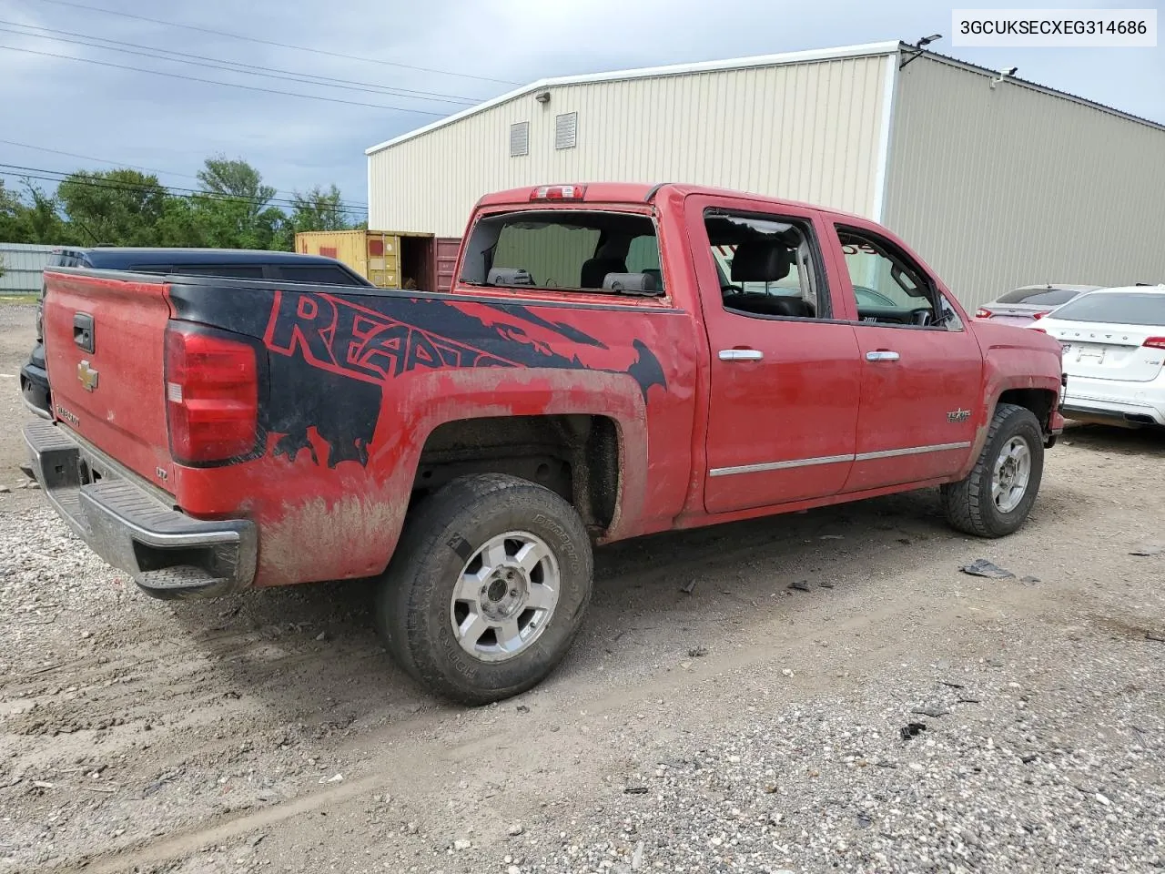 3GCUKSECXEG314686 2014 Chevrolet Silverado K1500 Ltz