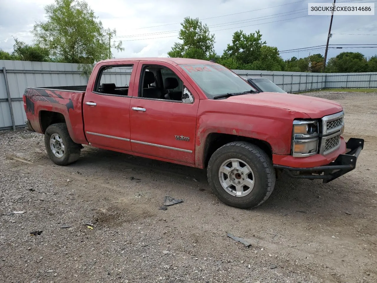 2014 Chevrolet Silverado K1500 Ltz VIN: 3GCUKSECXEG314686 Lot: 68699354