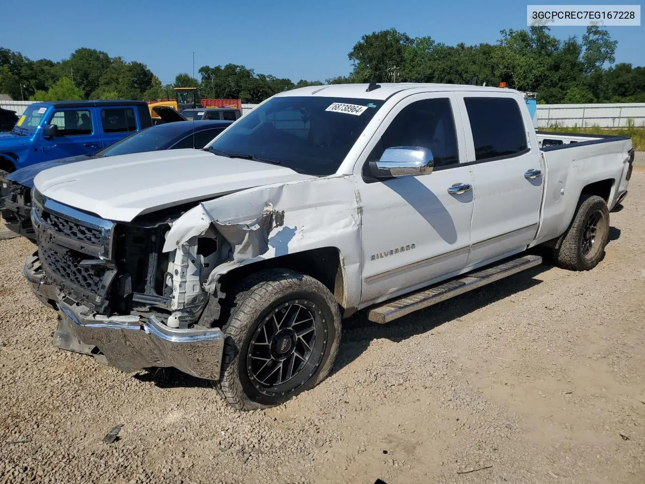 2014 Chevrolet Silverado C1500 Lt VIN: 3GCPCREC7EG167228 Lot: 68738964