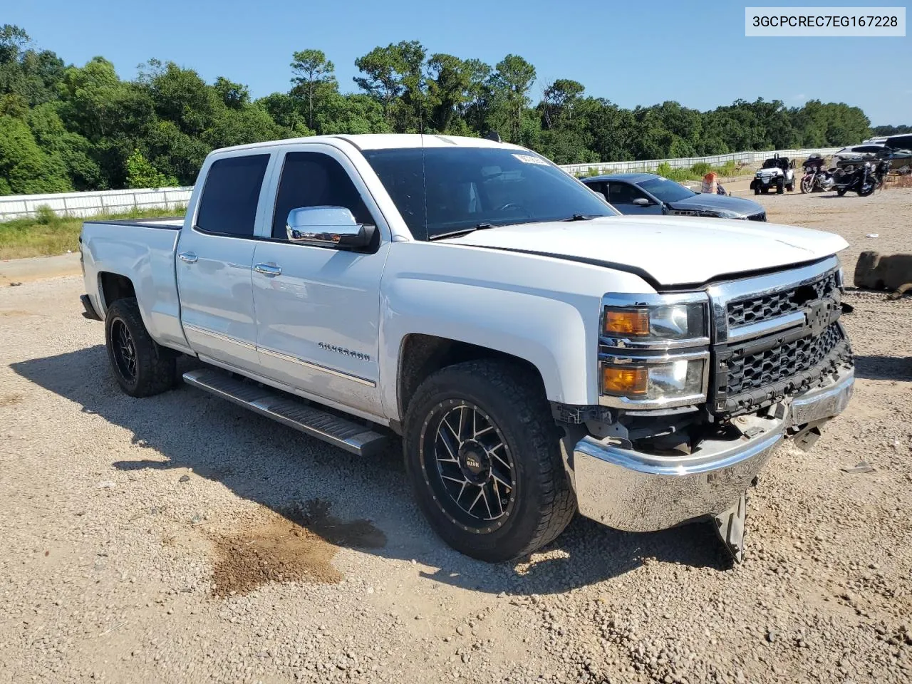 2014 Chevrolet Silverado C1500 Lt VIN: 3GCPCREC7EG167228 Lot: 68738964