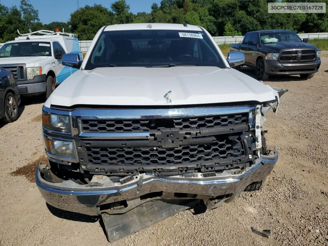 2014 Chevrolet Silverado C1500 Lt VIN: 3GCPCREC7EG167228 Lot: 68738964