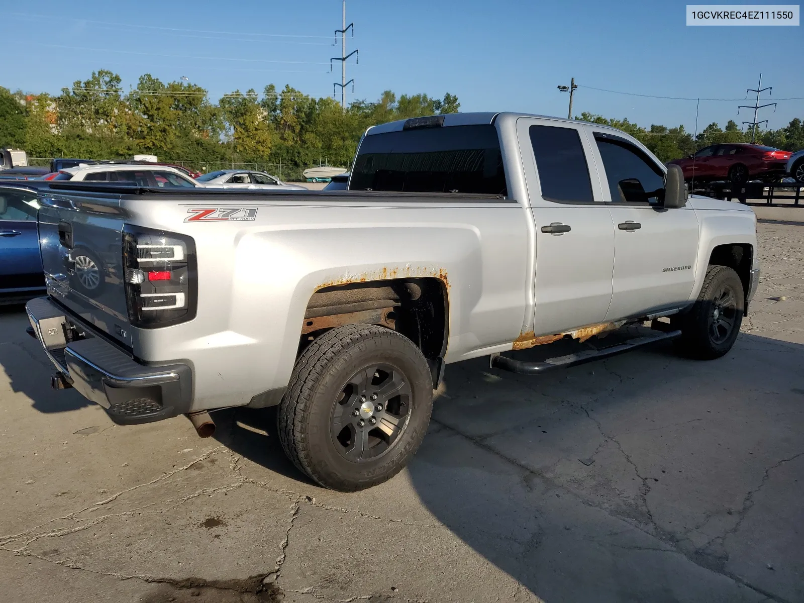 2014 Chevrolet Silverado K1500 Lt VIN: 1GCVKREC4EZ111550 Lot: 68809034