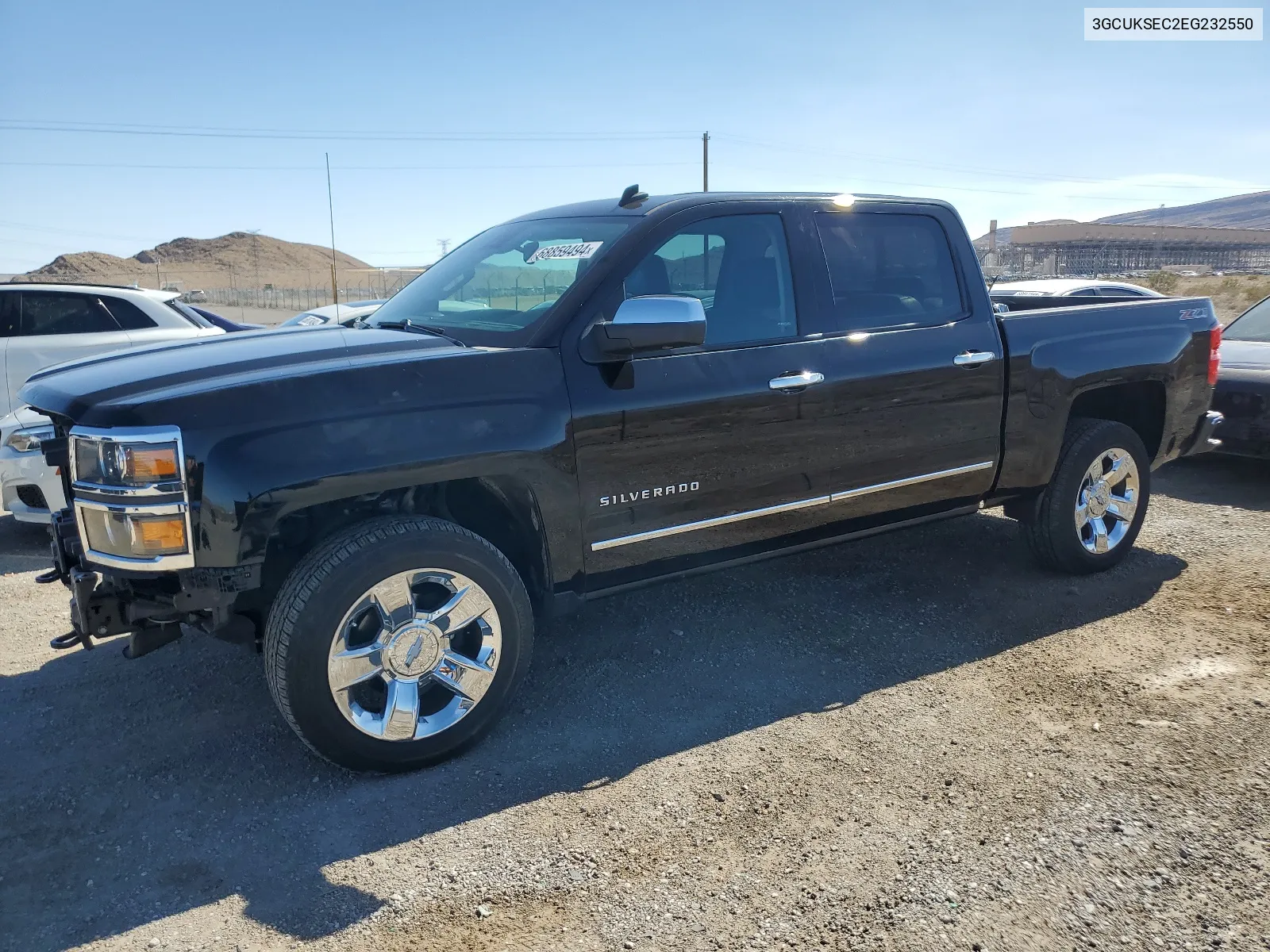 2014 Chevrolet Silverado K1500 Ltz VIN: 3GCUKSEC2EG232550 Lot: 68859494