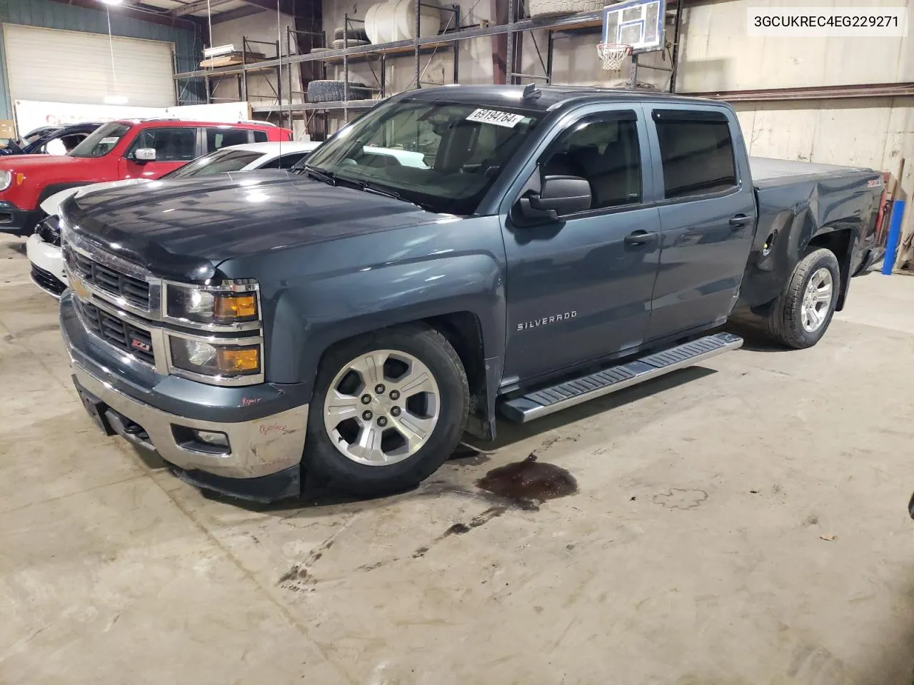 2014 Chevrolet Silverado K1500 Lt VIN: 3GCUKREC4EG229271 Lot: 69194764