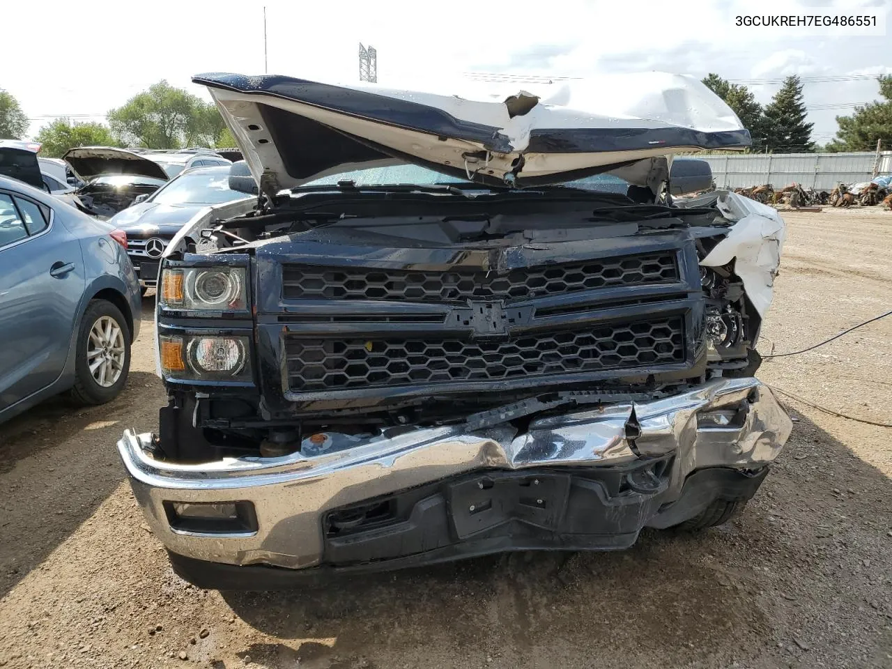 3GCUKREH7EG486551 2014 Chevrolet Silverado K1500 Lt