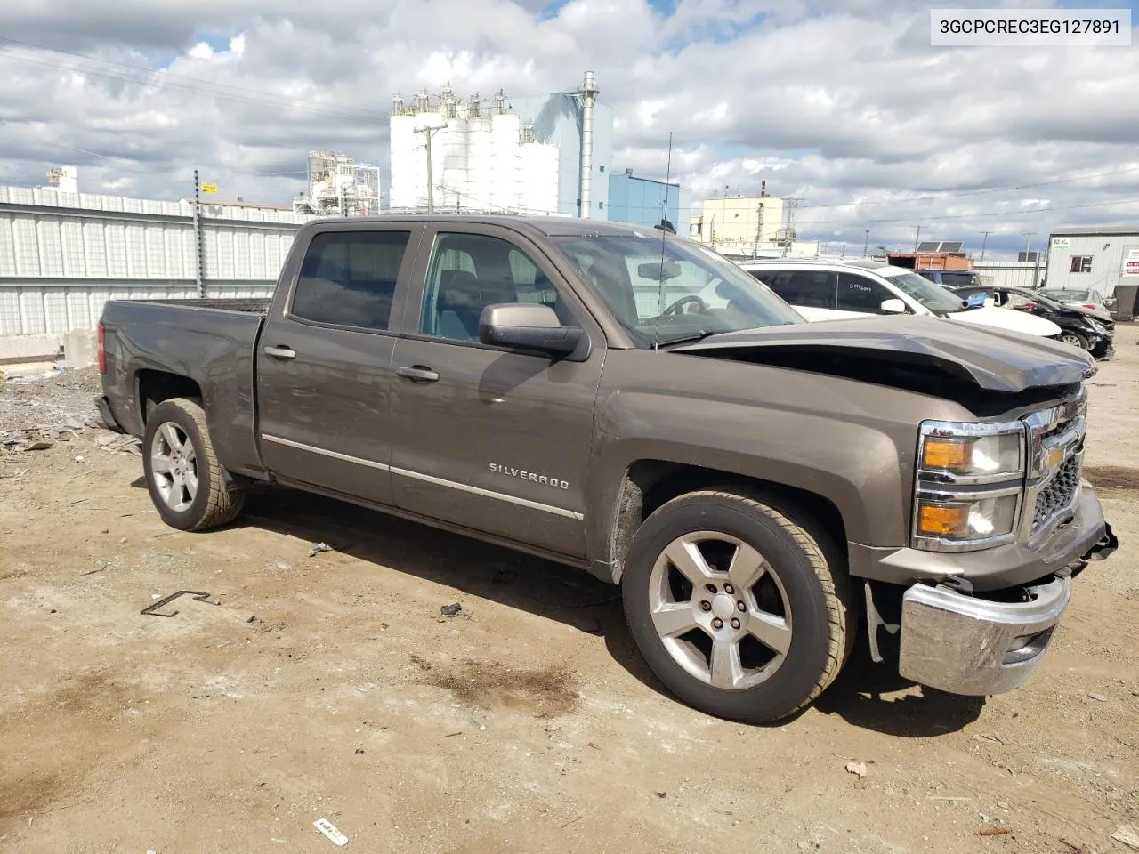 2014 Chevrolet Silverado C1500 Lt VIN: 3GCPCREC3EG127891 Lot: 69419364