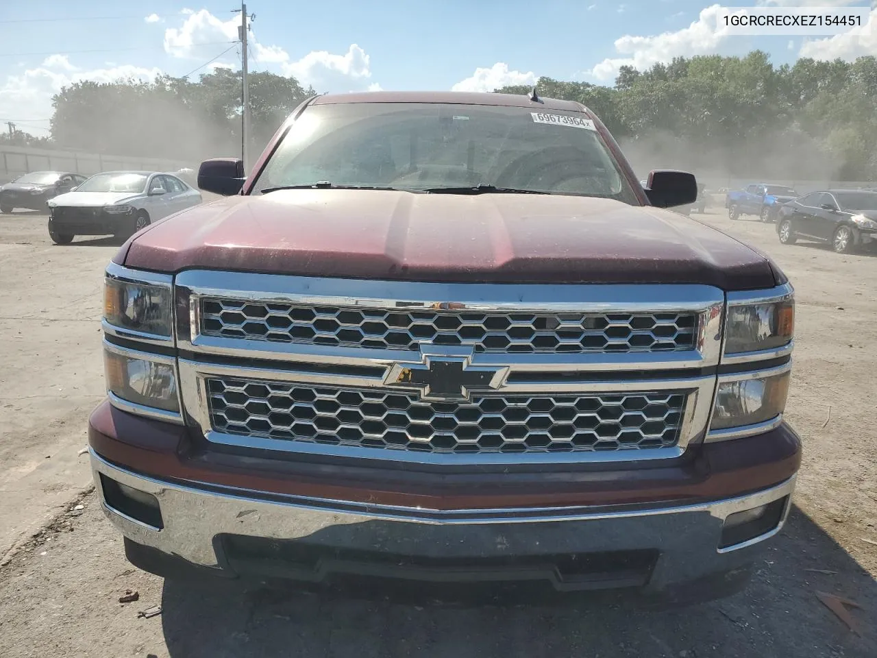 1GCRCRECXEZ154451 2014 Chevrolet Silverado C1500 Lt