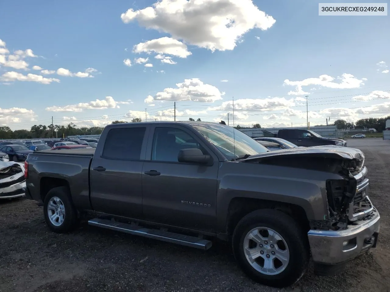 2014 Chevrolet Silverado K1500 Lt VIN: 3GCUKRECXEG249248 Lot: 69742714