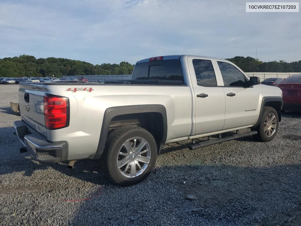 2014 Chevrolet Silverado K1500 Lt VIN: 1GCVKREC7EZ107203 Lot: 69927904