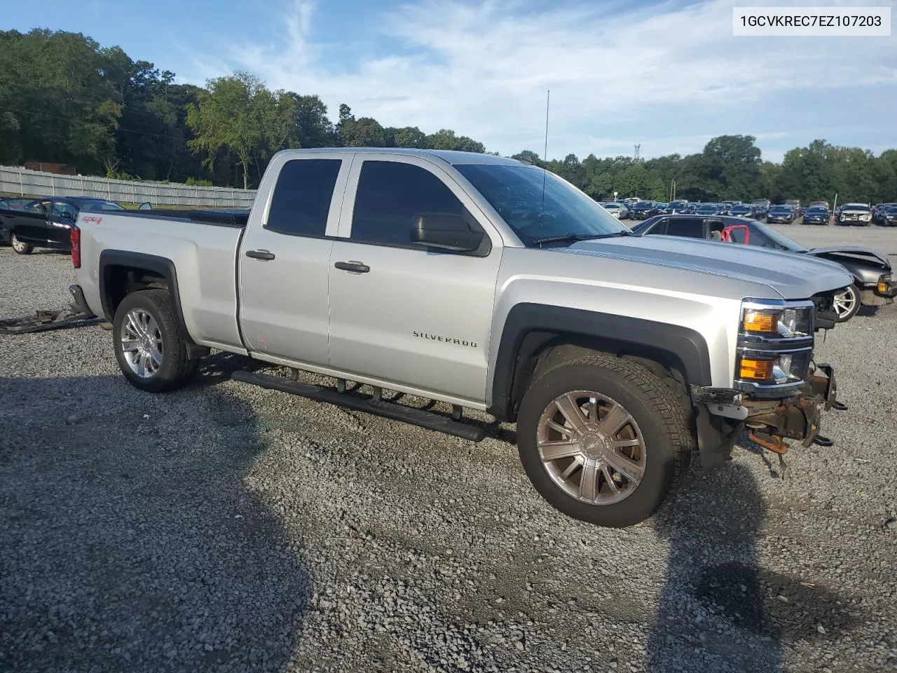 2014 Chevrolet Silverado K1500 Lt VIN: 1GCVKREC7EZ107203 Lot: 69927904