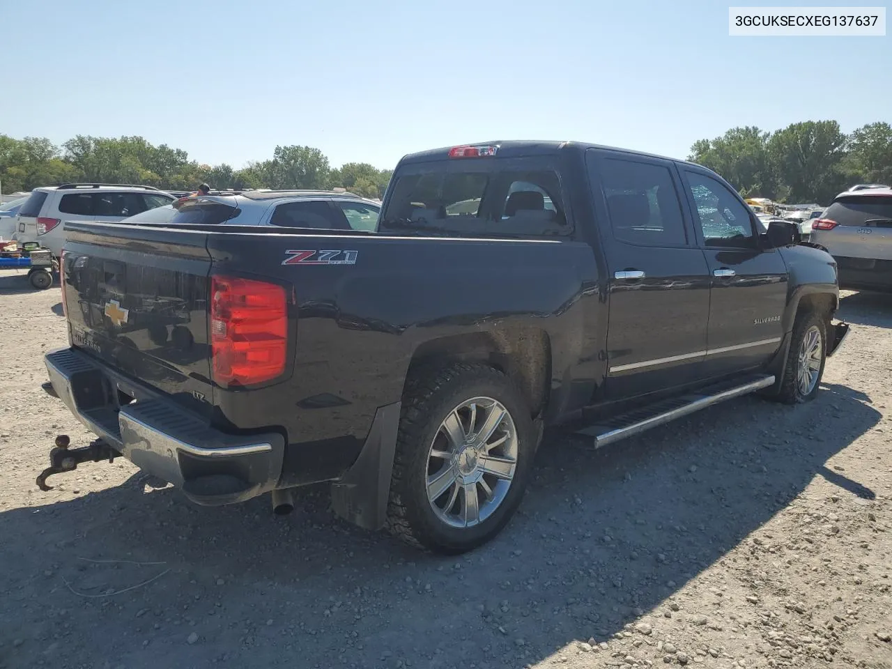 3GCUKSECXEG137637 2014 Chevrolet Silverado K1500 Ltz