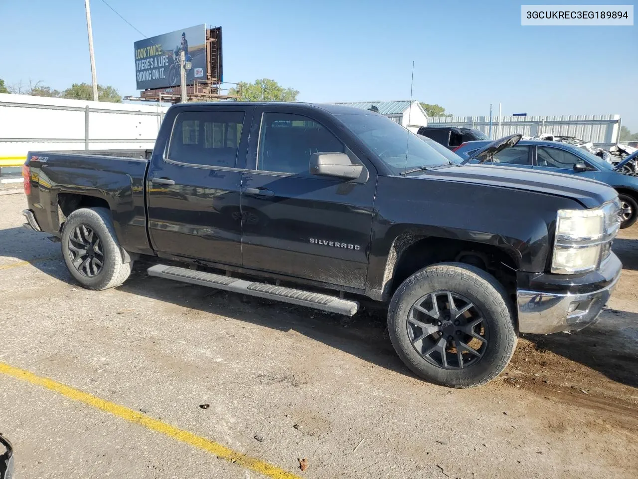 2014 Chevrolet Silverado K1500 Lt VIN: 3GCUKREC3EG189894 Lot: 70303734