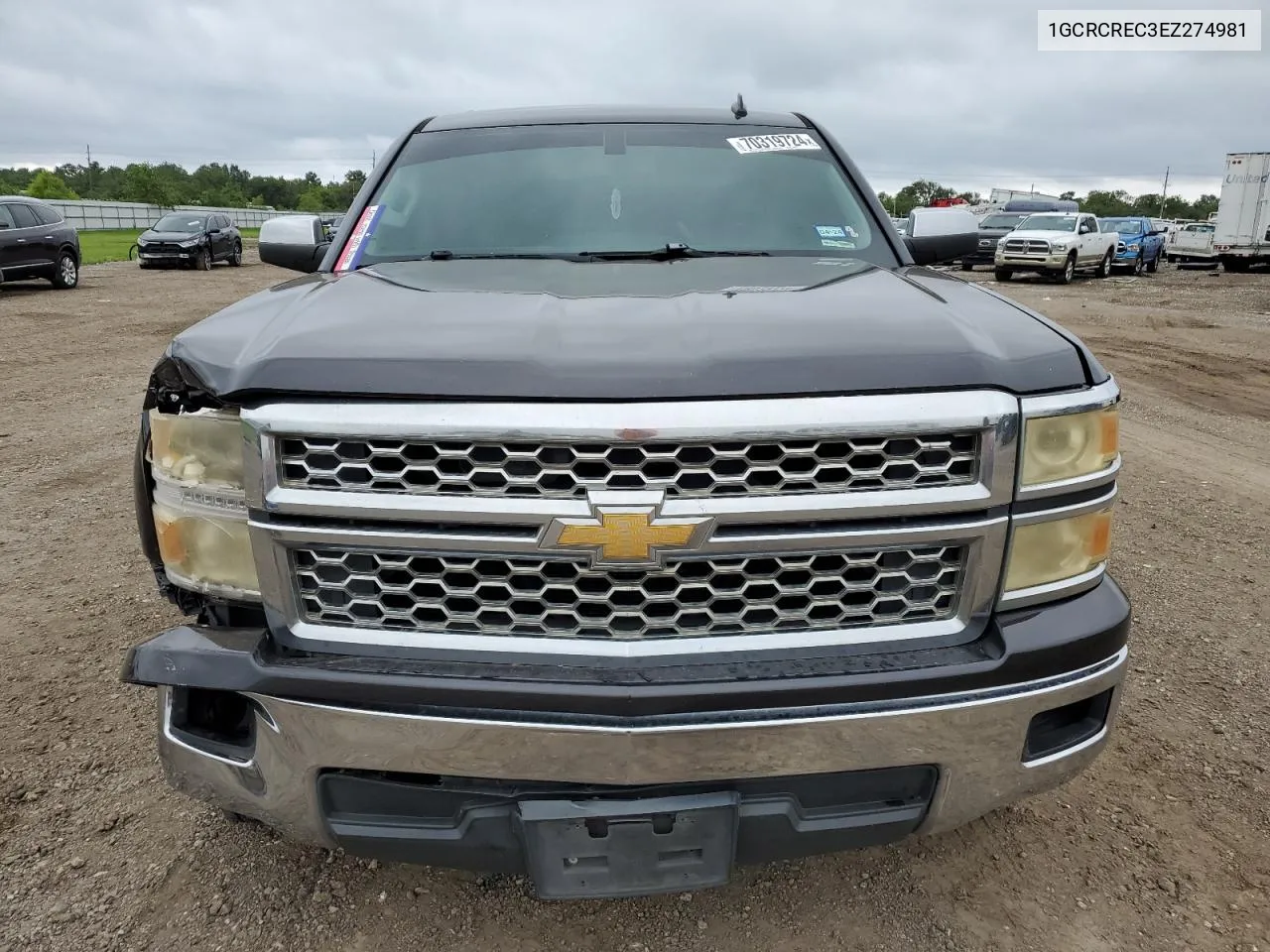 2014 Chevrolet Silverado C1500 Lt VIN: 1GCRCREC3EZ274981 Lot: 70319724