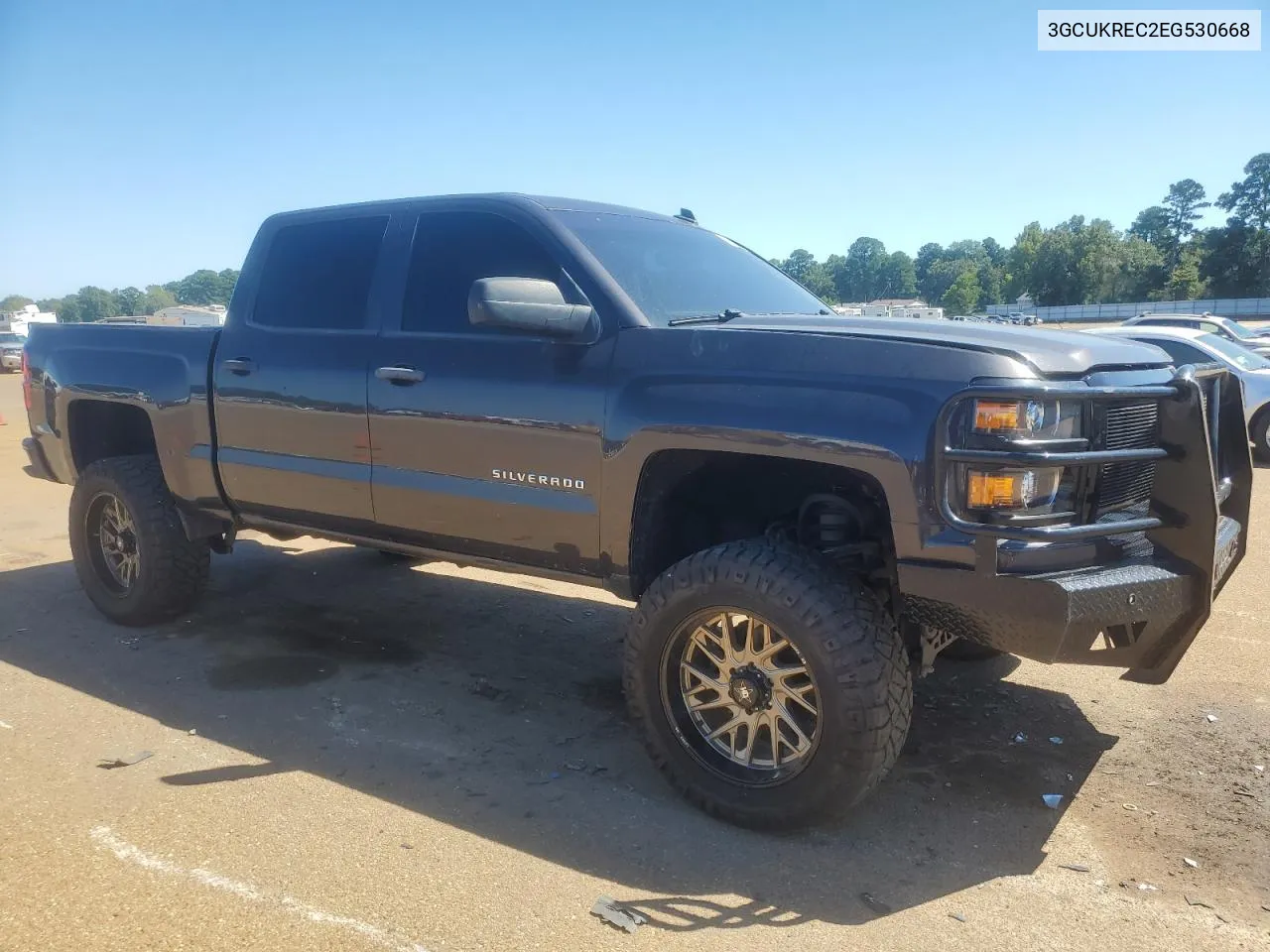 2014 Chevrolet Silverado K1500 Lt VIN: 3GCUKREC2EG530668 Lot: 70319934