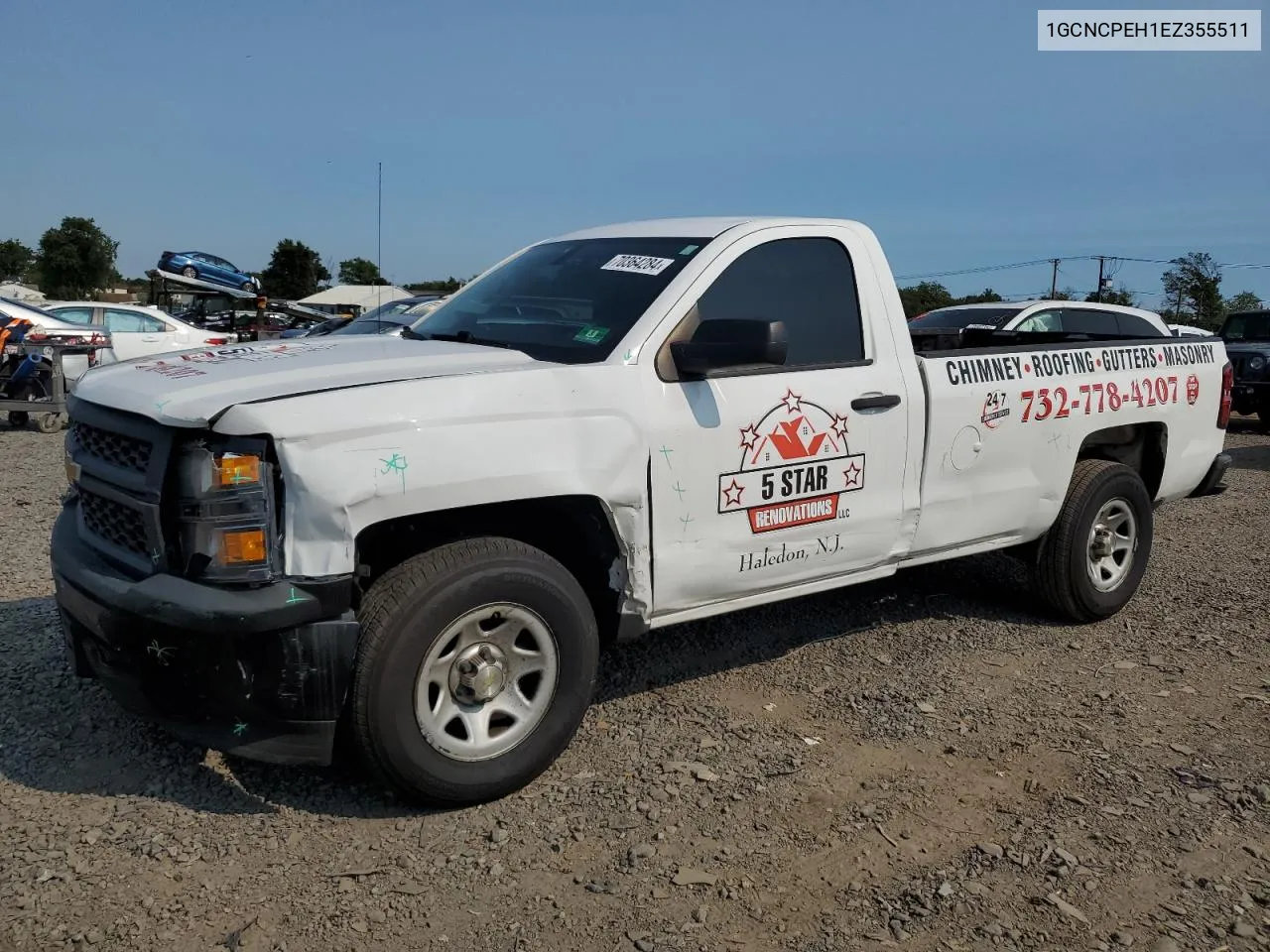 2014 Chevrolet Silverado C1500 VIN: 1GCNCPEH1EZ355511 Lot: 70364284