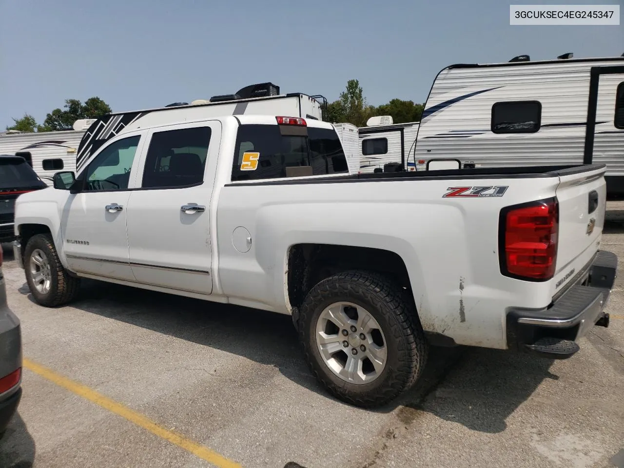 2014 Chevrolet Silverado K1500 Ltz VIN: 3GCUKSEC4EG245347 Lot: 70485114