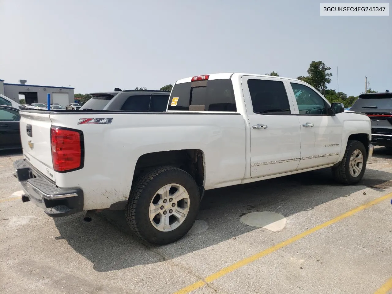 2014 Chevrolet Silverado K1500 Ltz VIN: 3GCUKSEC4EG245347 Lot: 70485114